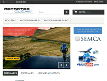 Tablet Screenshot of deportesclick.com